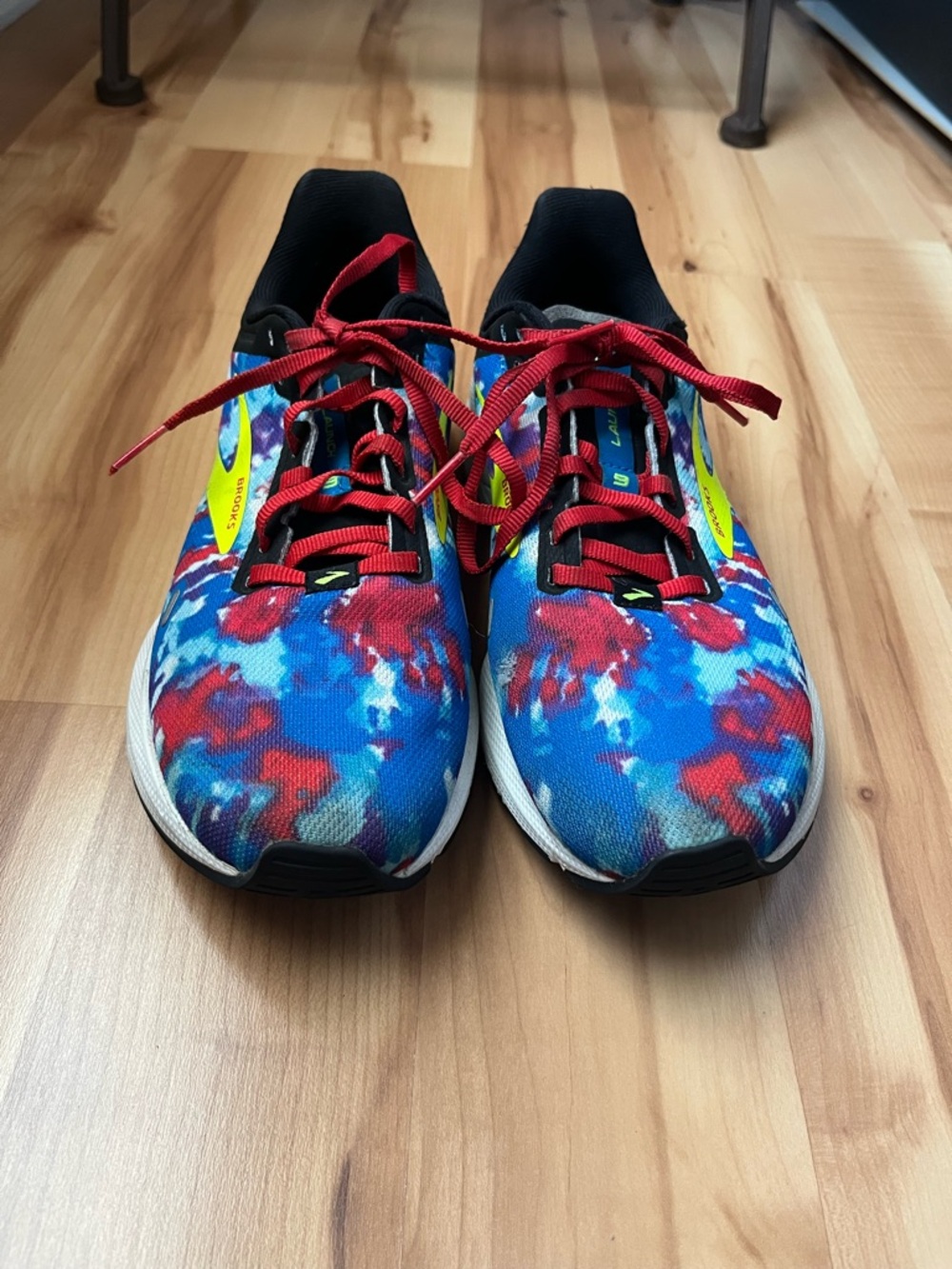 Brooks Women's Multicolor Blue & Red Athletic Running Shoes